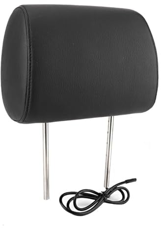 Lot de 2 écrans vidéo LCD 7 Pouces avec Commande sans Fil et réglables, pour Appui-tête, Noir.
