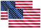 COCOSY 2 Stück Amerika Fahne - 90 x 150 cm 100% Polyester USA Flagge mit Messing-Ösen - Wetterfeste & Langlebige für Sport & Feierlichkeiten