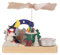 Rudolphs Schatzkiste Pyramide mit Schneemann und Teelicht bunt BxHxT 13,5x12,5x12cm NEU Teelichtpyramide Weihnachtspyramide Holzpyramide Tischdekoration Dekoration Weihnachten Wärmespiel Lichter