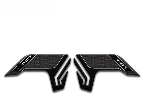 NLEZIZ tankaufkleber pad Für MT-07 Motorrad Kraftstofftank Seitentraktion Aufkleber Pad Tankdeckel Aufkleber Aufkleber Set Für Ya&maha MT07 mt07 18-20 Tank Aufkleber
