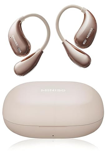 MINISO X33 AI Translation Earbuds Real Time, 135 Language Translator Earbuds, Open Ear Wireless Bluetooth Translation Headphones with HiFi Sound, 60H Playtime, Suitable for Travel,Learning&Business