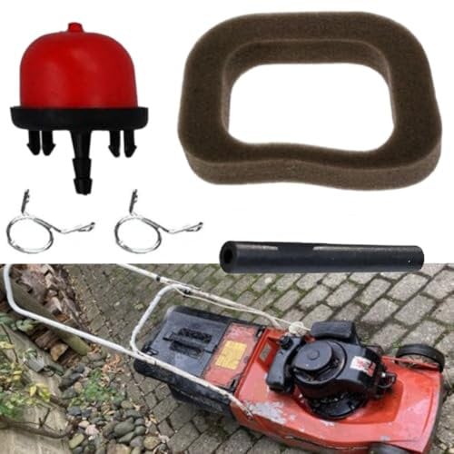 Sponge Air Filter & Bulb Service Kit, Lawn Mower Service Replacement Kit for Mountfield for RS100 SP414 & HP414 Engine Parts