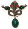 Broche serpent indienne unique goutte à goutte - Accessoire de mode délicat - Portable - Pour vêtements et sacs - Décoration décontractée, Zinc