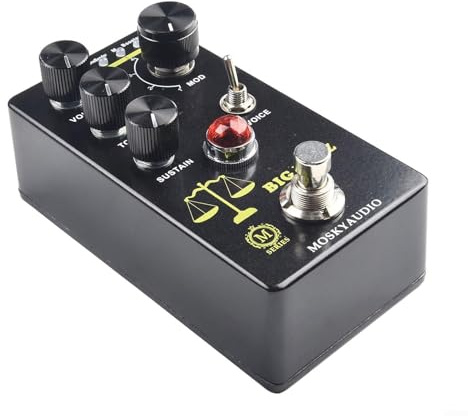 Gitarren-Effektpedal, mit Verzerrung/FUZZ-Funktion, basierend auf Big Muff PI-Schaltung für E-Gitarre
