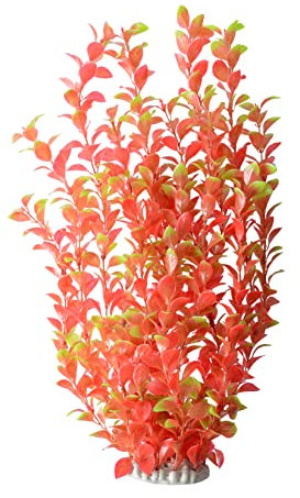 Saim Aquarium Artificial Plastic Plants Decor Fish Tank Ornament 16 Height Assorted Color