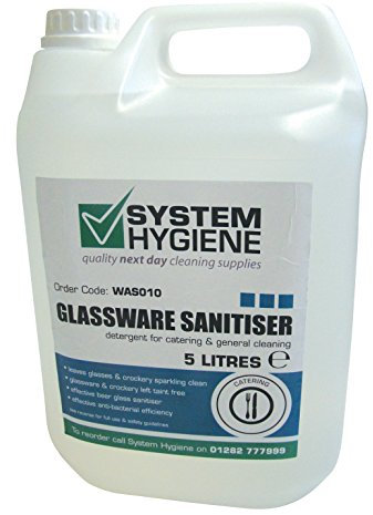 System Hygiene Glassware Sanitiser Detergent 5Ltr