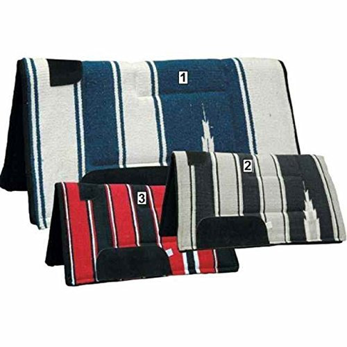 Schabracke Western gepolstert in Stoff Navajo und Webpelz pu Burioni sottoselle Western umbria-equitazione