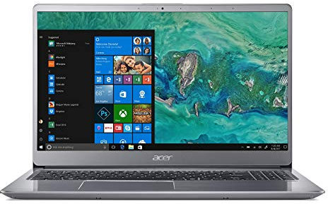 Acer Swift 3 SF315-52G-84LF Notebook con Processore Intel Core i7-8550U, RAM da 8 GB, 256 GB SSD, Display 15.6 FHD IPS LED LCD, Scheda Grafica NVIDIA GeForce MX150 2 GB GDDR5, Windows 10 Home, Silver
