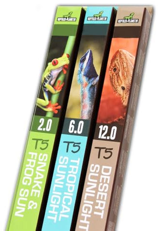 Reptiles Planet - Snake Frog Sun 2.0 - Tube Fluorescent T5 pour Serpents et Amphibiens - 8 W / 29 cm, Blanche
