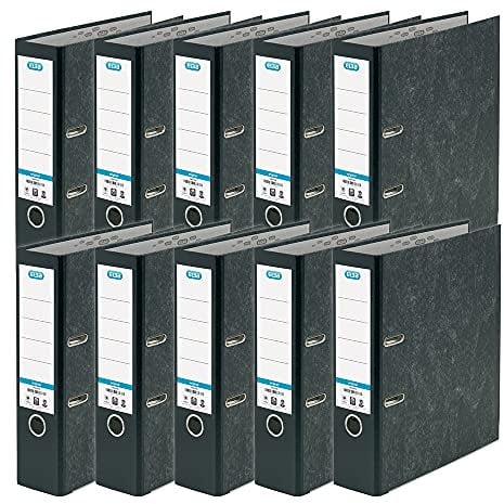 Elba, Aktenordner, A4, Schwarz, 10 Stück