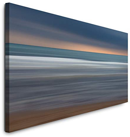 Paul Sinus Art GmbH Meere und Ozeane 120x 50cm Panorama Leinwand Bild XXL Format Wandbilder Wohnzimmer Wohnung Deko Kunstdrucke