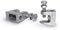 SYSTERM Trägerklammer Halterung aus verzinktem Stahl für Lüftung und andere Systeme. M6 (6mm), M8 (8mm), M10 (10mm). Set von 10 Stück. (Schraubengröße M6-6mm)