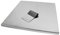 INOXLM BOX 2 PEZZI Tagliere/Spianatoia con tarocco/spatola in Acciaio Inox Varie Misure per Cucina per Bar per Ristorante (70x50 Piega 2 cm)