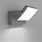 Klighten 24W Außenwandleuchte Aussenleuchte, Wasserdicht IP65 Wandleuchte Innen Außen Wandlampe mit Schwenkbar LED Panel Außenlampe für Eingang Flur, Dunkelgrau, 1500 LM, Kaltes Weiß 5700K-6000K