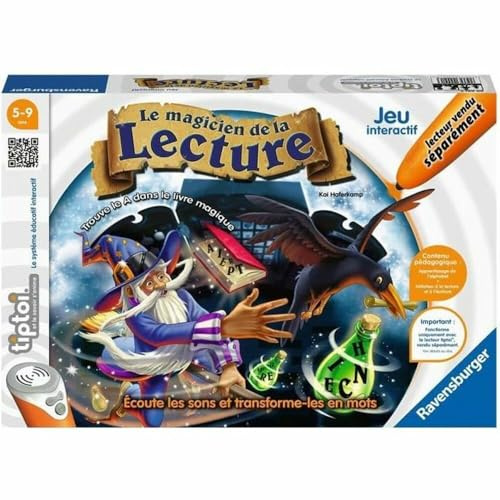 Ravensburger - Jeu interactif tiptoi® - Le Magicien de la Lecture - Jeux électroniques éducatifs sans écran et en français - A partir de 5 Ans - 00091