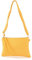 modamoda de - T186 - ital. pochette a tracolla in pelle media, giallo limone, s
