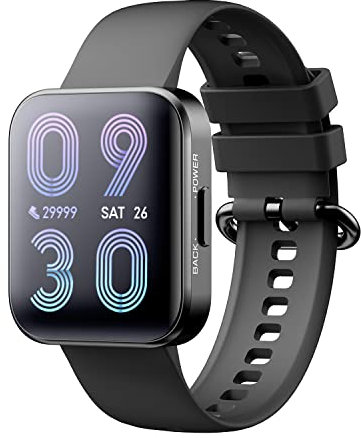 MISIRUN Smart Watch, 1.71 Full Touch Fitness Tracker with Heart Rate Monitor, Message Notification,IP68 Waterproof Activity Tracker with 20 Mode Sports for Men Women compatible with Android iOS