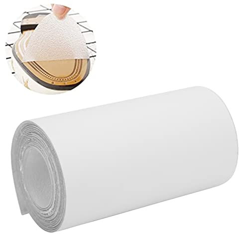 Jopwkuin Adesivo per Suole, Adesivi protettivi per Suole Impermeabili autoadesivi, Adesivi per Suole di Scarpe Resistenti all'Usura, Gomma PVC per Tacchi Alti, Spillo, Stivali (2 Metri)