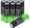 Rechargeable Batteries, High Capacity 3.7V Batteries Low Self Discharge (8-Pack)