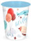 Acan Tradineur - Papelera infantil decorada de plástico, cubo de basura para estudio, dormitorio de niños (Modelo Let's Fly, 25,5 x 21,5 cm, 6 litros)