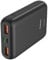 Hama Powerbank PD10-HD 10000mAh (externer Akku mit 1x USB C + 2x USB A, Power Pack zertifiziert, schnellladen, Akkupack Handy, Tablet, Bluetooth-Lautsprecher etc., tragbares Ladegerät klein) anthrazit