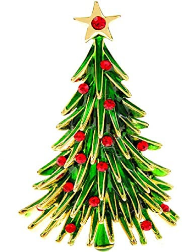 Broche en Émas en Émas De Noël Arbre De Noël Broche Broche Bijoux Cadeau pour Femmes Cadeaux De Décoration De Accessoires