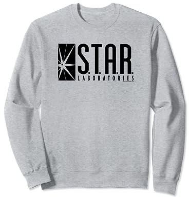 The Flash TV Series S.T.A.R. Labs Black Grey Sweatshirt