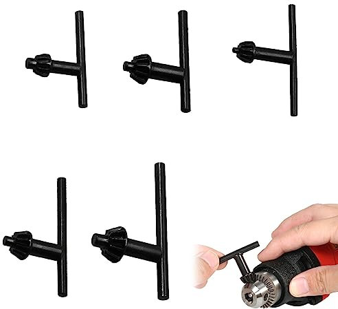 Chiave per Trapano, Chiave per Mandrino, Drill Chuck Key, Chiave a Mandrino, Set di Chiavi per Mandrino Multifunzionale per Serrare i Trapani Chuck, Per la Maggior Parte Trapani e Utensili Elettrici