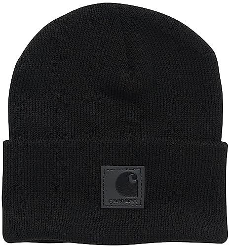 Carhartt Mädchen Kids' Knit Watch Hat Beanie-Mütze, Schwarz, 6-14 Years