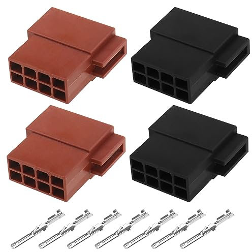 Create idea 4PCS 16 Pin Car Audio Wiring Harness Connector Plug with 32PCS Mini ISO Contacts Terminals Car Stereo Radio Cable Adapter Lead Connector