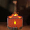 360ML Volcano Humidifier, Jellyfish Mist Flame Essential Oil Diffuser With Premium Flame Lights 2 Mist Mode, Waterless Auto Shut-Off Air Moisturize for Bedroom Home Officefor Bedroom Home and Office