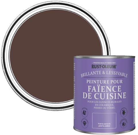 Rust-Oleum Red water resistant Kitchen Tile Paint in Gloss Finish - Valentina 750ml