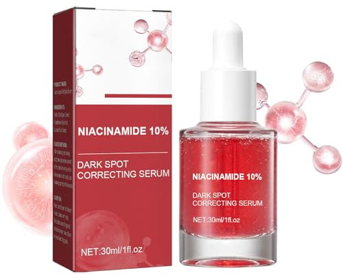 Niacinamide Serum - Dark Spot Glowing Serum mit 10% Niacinamide - Dark Spot Remover for Face - Anti Pigmentflecken Gesichtsserum - Pigmentflecken entferner Gesicht Feuchtigkeit Straffe Haut