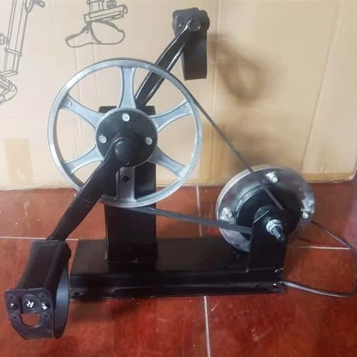 DPLXFPP Tragbarer Fußpedalgenerator, 300-W-Multifunktionsgenerator Mit Pedalantrieb, Fußbetriebener Generator, Bereitstellung Einer 12-V-Gleichstromschnittstelle, Kann 12-V-Geräte Transportieren,2