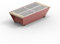 Bincho PYRO barbecue de table au charbon, grille, Terracotta, 49x24x14cm