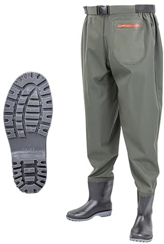 Pantaloni Da Pescatore In Vita, Waders Pesca, Stivali Da Pesca Impermeabili All'Aperto Con Stivali, Scarpe Da Pesca Per Uomo E Donna, Per Pesca A Mosca, Caccia Alle Anatre, Kayak,D-41