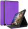 2023 New Fỉṛẹ ḤḌ 10 Tablet Case, TOKILO Slim Leichte Soft PU Ledertasche mit Stand Auto Wake/Sleep, Kompatibel mit LG 10.1 Zoll Tablet, Lila