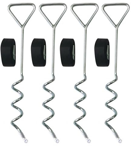 Trampolin Ersatzteile 1 Set Camping Trampolin Feste Spirale Nagel Outdoor Zelt Boden Stahl Und Nylon Anker Markise Zelt Boden Anker Kit Trampolin Reparaturset