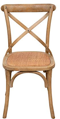 Biscottini Silla de jardín - Sillas de madera - Silla de comedor - Sillas de restaurante y cocina Estilo Thonet - Estilo rústico 47 x 88 x 44 cm