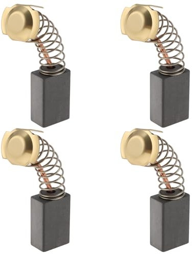 eMagTech 4 spazzole di carbone per trapano a percussione demolizione, 7 x 11 x 17 mm, compatibili con Hikoki DH40MC