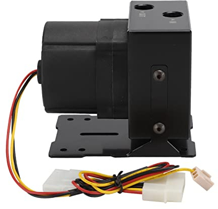 Naroote Pompe à Eau de Refroidissement D'ordinateur DC 12V, Pompe à Eau à Haut Débit avec Tête de Livraison de 7m pour Kit de Refroidissement D'eau PC
