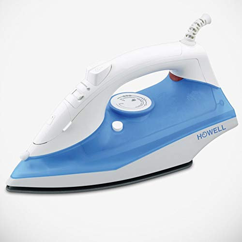 Howell Ferro da Stiro Professionale a Vapore, Bianco/Azzurro, Ho.HFX336