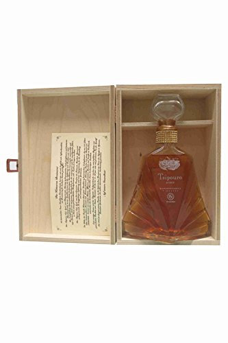 Tsipouro Tirnavou Aged 700ml Flasche in Holzbox von Katsaros Edel-Trester aus Griechenland gealterter Raki Tresterbrand