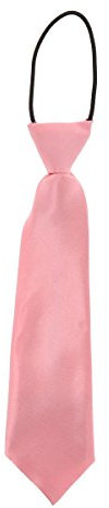 Cravate Garçon Rose pale - Cravate Enfant Prénouée Garçon d'Honneur Mariage, Baptême - Collection Père et Fils - Noeud pré-attaché