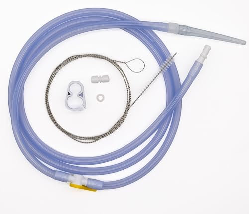 EBENTHAL VITAL® • Ersatzschlauch für Darmeinlauf-Sets 2m • Silikonschlauch passend für viele Irrigatoren und Klistier-Sets zur Darmreinigung • BPA frei