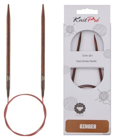 KnitPro Ginger Fixed Circular Needles 40 (100cm) | 3.50mm