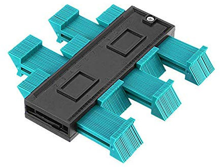 Saker® Magoloft Konturen-Duplikationslehre – Multifunktionales Kunststoff-Kopierprofillehre, unregelmäßiges Messlineal zum Wickeln von Rohren, Kanälen und vielen Objekten (12 cm)