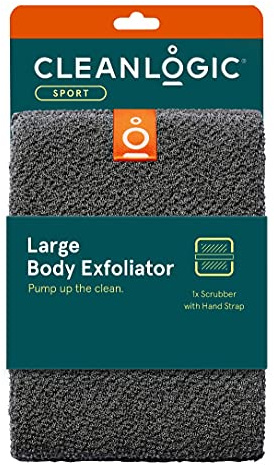Clean Logic Mens Exfoliating Body Scrubber (Pack of 3)3