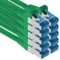 1aTTack.de 5m - Cat.6 - Cavo di Rete LAN Ethernet Gigabit RJ45 Cat 6 Cavo Patch A 10000 Mbit s Sftp Pimf 500 MHz Compatibile con CAT5 CAT6 CAT7 Cat8 Verde - 10 Pezzi