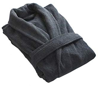 House of Emily Women's Men's 100% Turkish Cotton 400gsm Terry Towelling Shawl Collar Bathrobe Dressing Gown